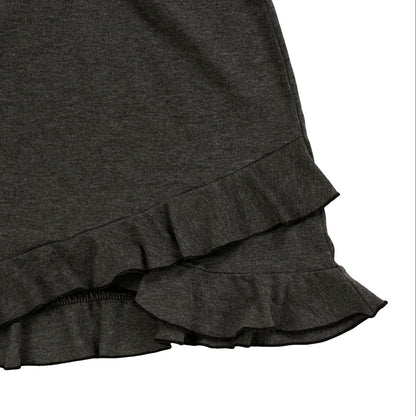 Heather Crossover Ruffle Cami