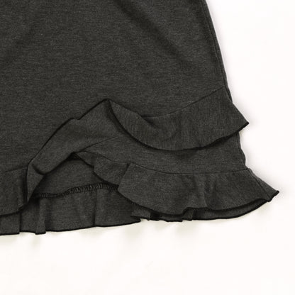 Heather Crossover Ruffle Cami