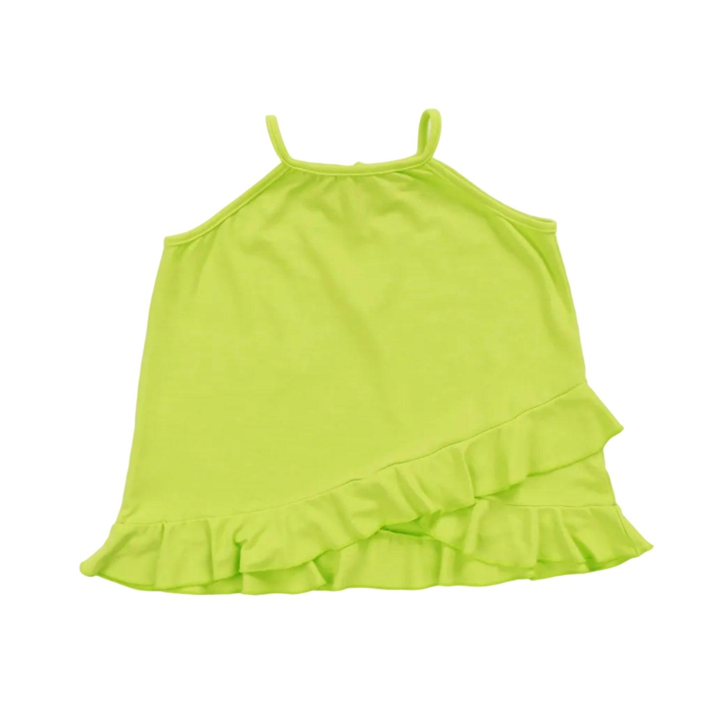 Heather Crossover Ruffle Cami