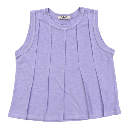Multi-Seam Sleeveless Top