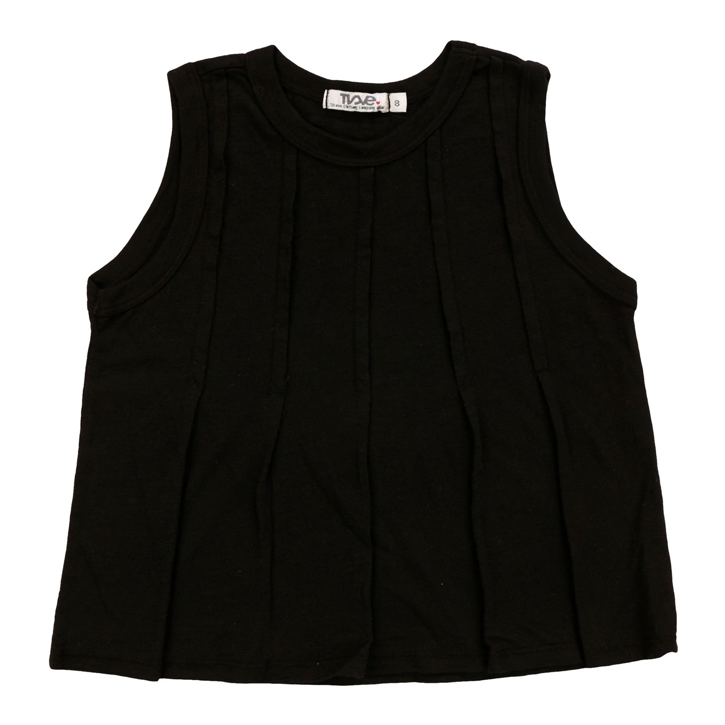 Multi-Seam Sleeveless Top