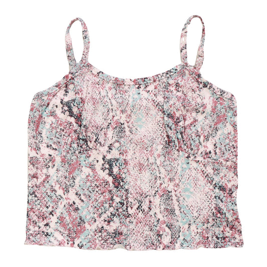 Merrow-Edge Cami (Pink Reptile Pattern)