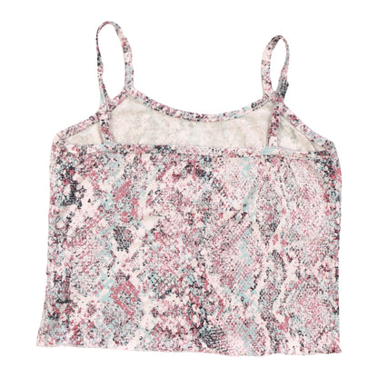 Merrow-Edge Cami (Pink Reptile Pattern)