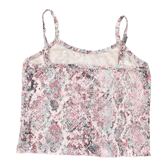 Merrow-Edge Cami (Pink Reptile Pattern)