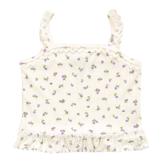 Lacey Cami (Purple Flowers Pattern)
