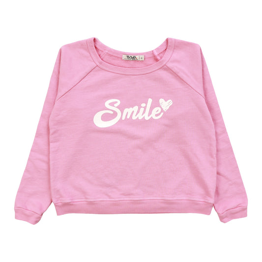 Raglan Crew Top ("Smile")