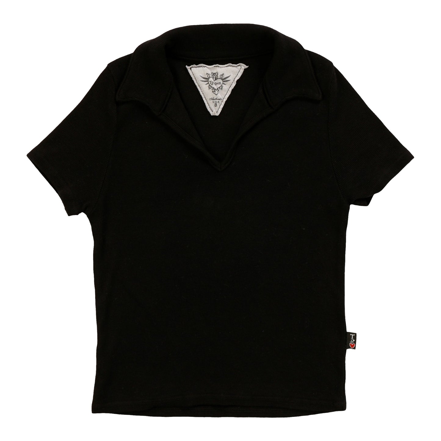Signature Collared Short-Sleeve Top