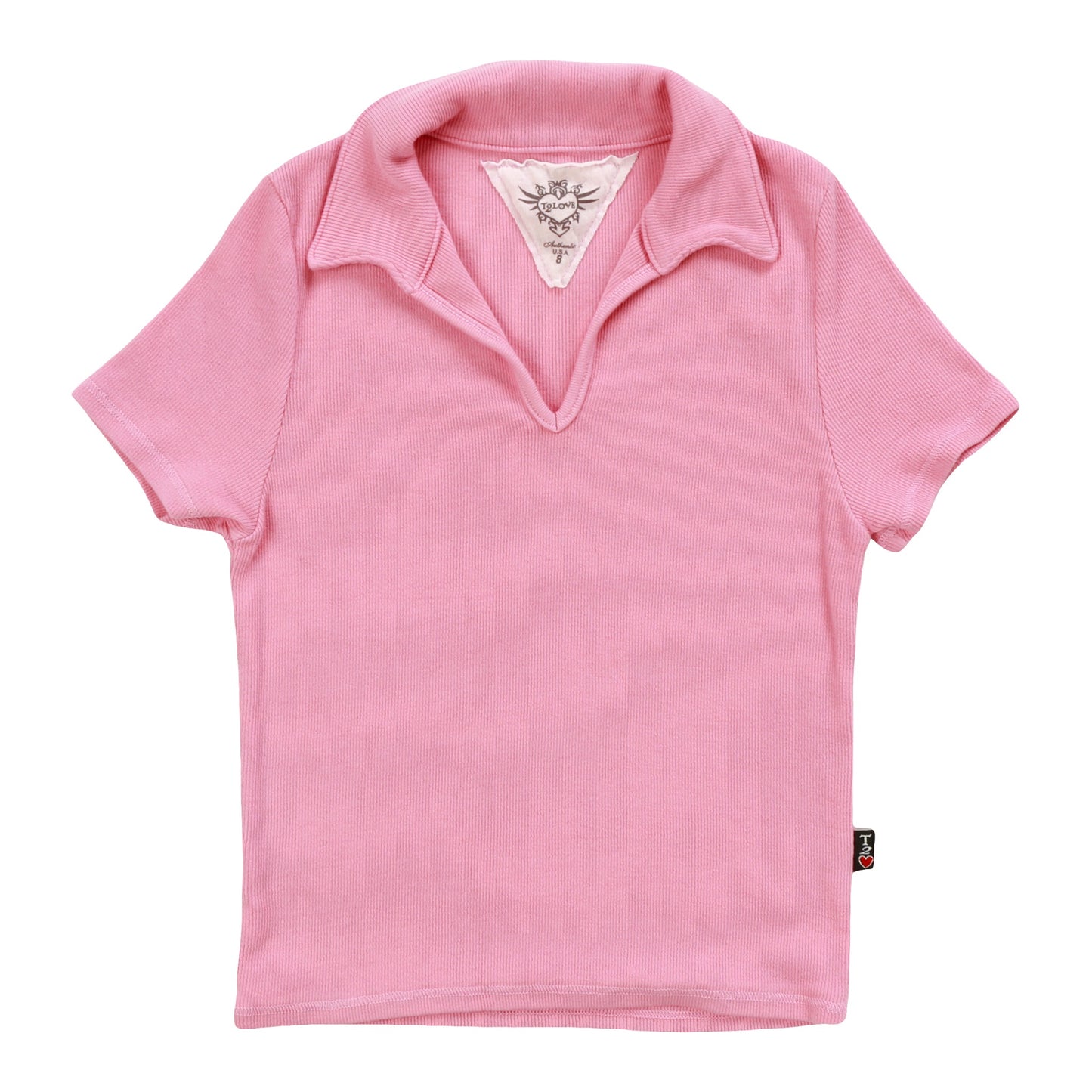 Signature Collared Short-Sleeve Top