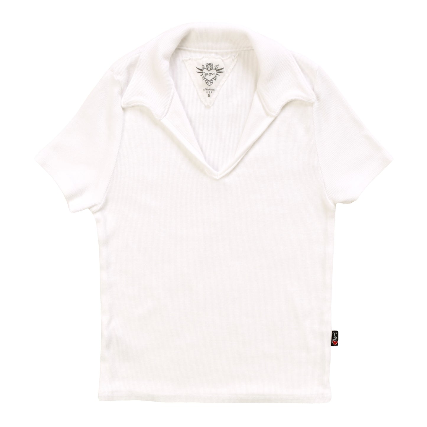 Signature Collared Short-Sleeve Top