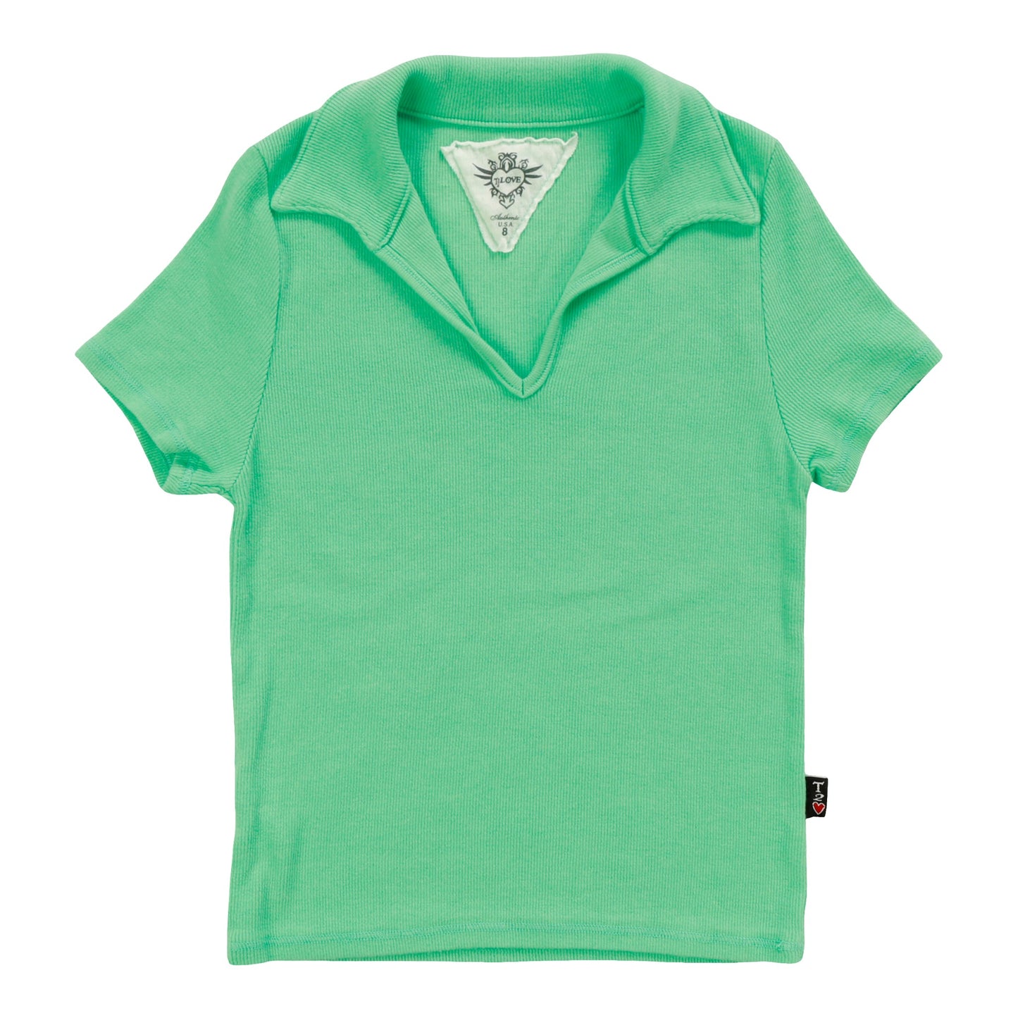 Signature Collared Short-Sleeve Top