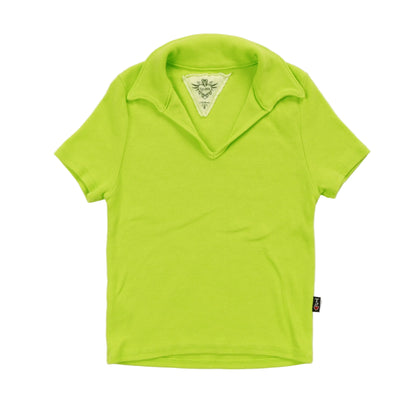 Signature Collared Short-Sleeve Top