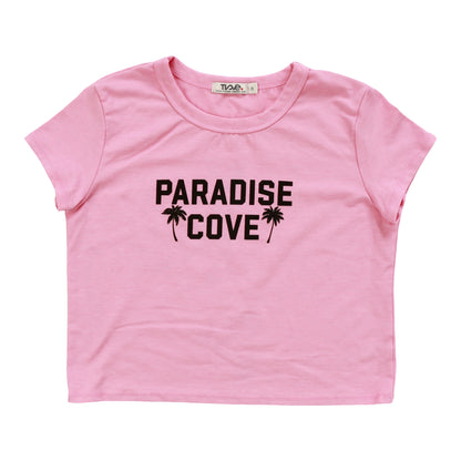 Heather Boxy Top ("PARADISE COVE")