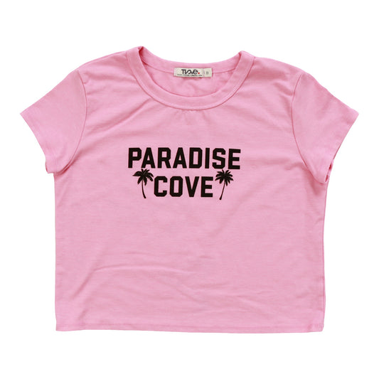 Heather Boxy Top ("PARADISE COVE")