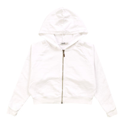 Wide Cropped Hooded Jacket