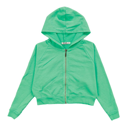 Wide Cropped Hooded Jacket
