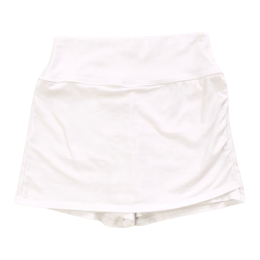 Heather Gathered-Side Skort