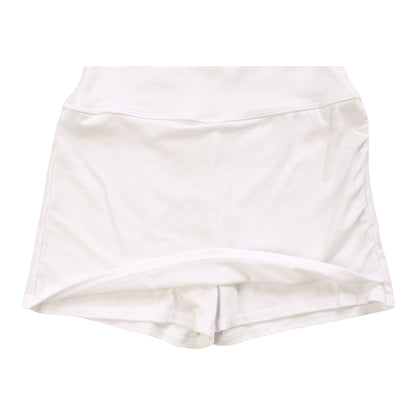 Heather Gathered-Side Skort
