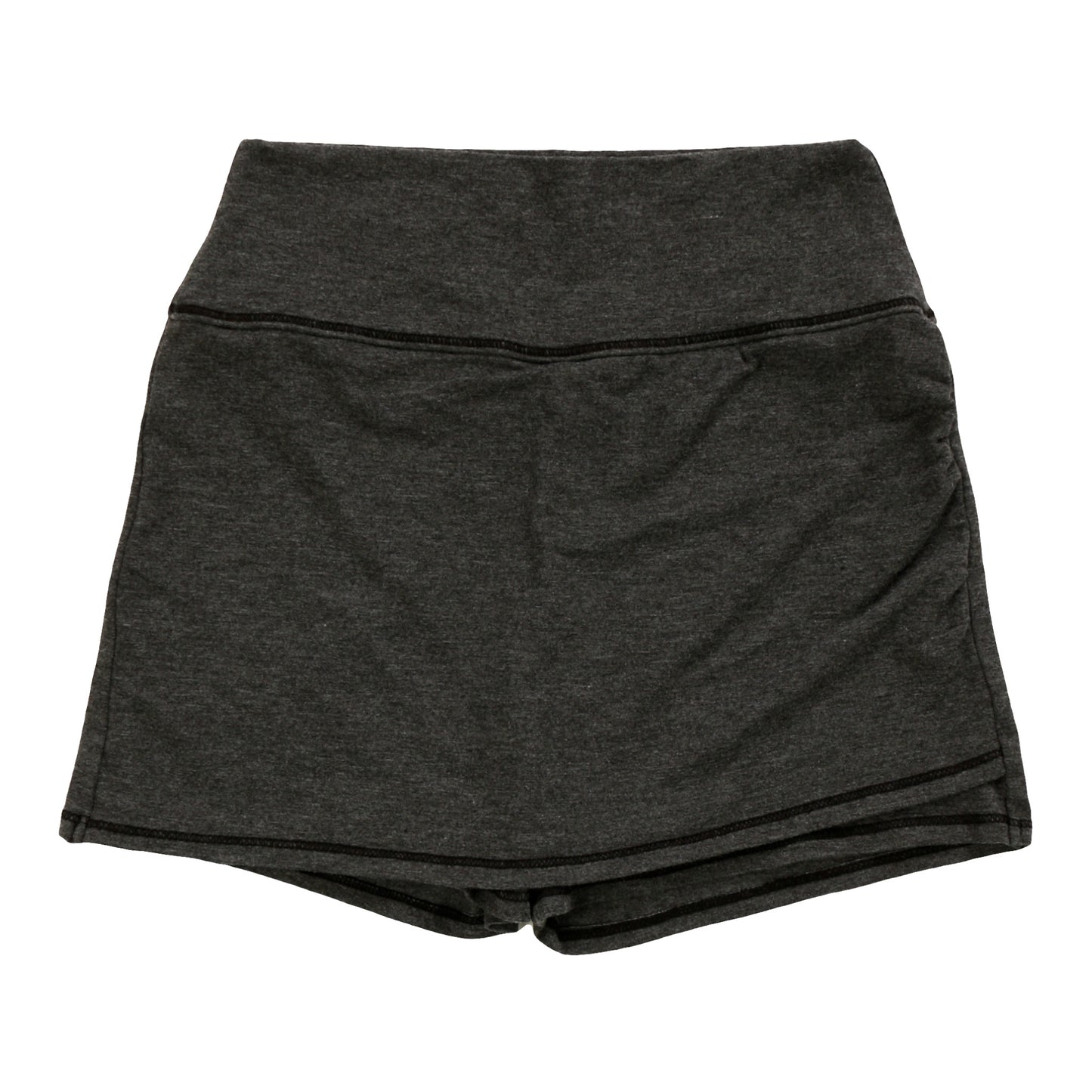 Heather Gathered-Side Skort