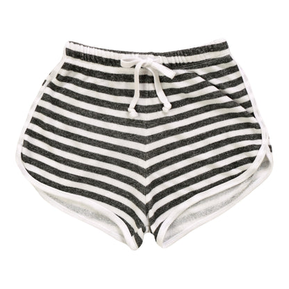 Weekendz Shorts (Charcoal Stripes)