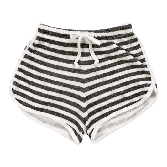 Weekendz Shorts (Charcoal Stripes)