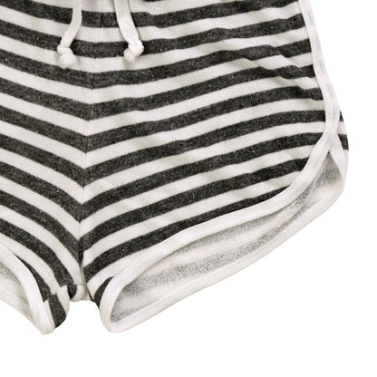 Weekendz Shorts (Charcoal Stripes)