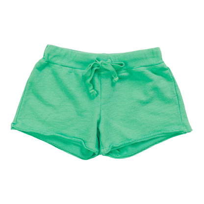 Raw-Edged Shorts with Back Pocket