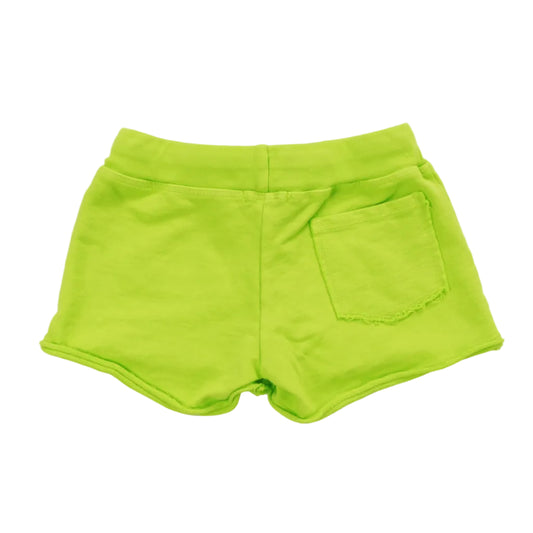 Raw-Edged Shorts with Back Pocket