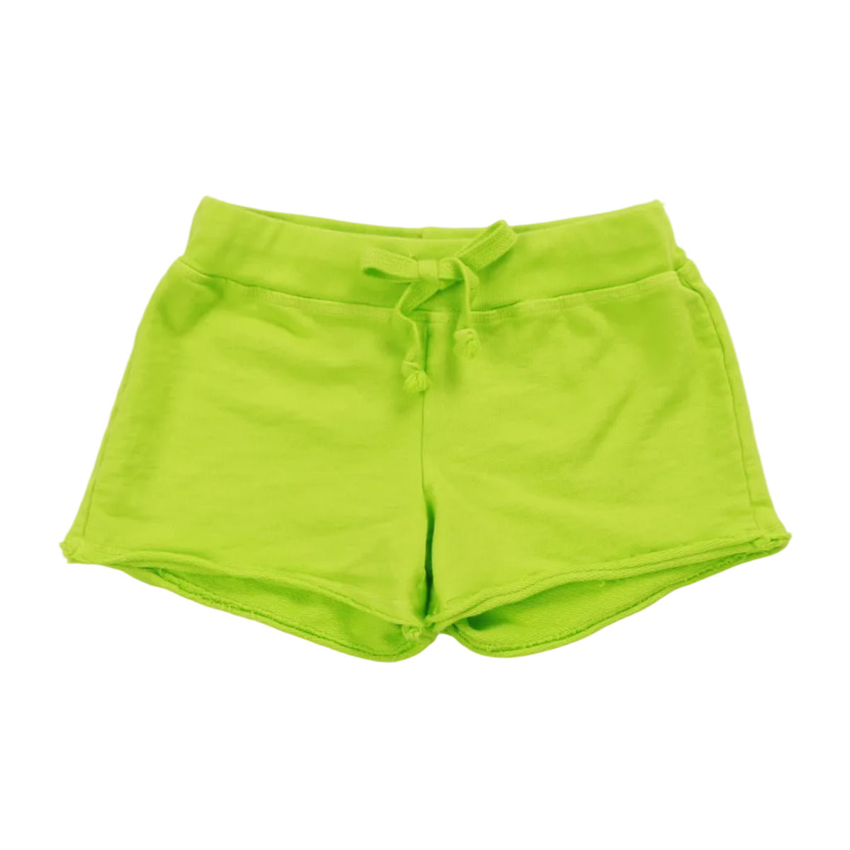 Raw-Edged Shorts with Back Pocket