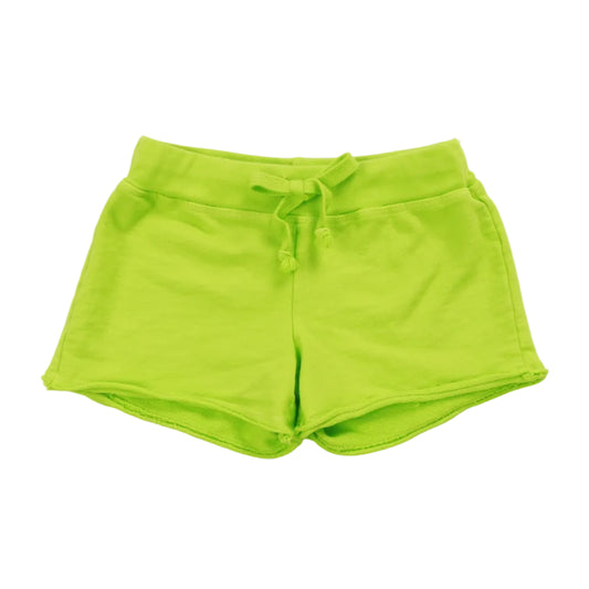 Raw-Edged Shorts with Back Pocket