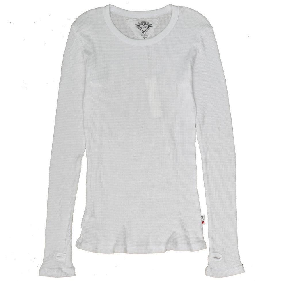 Classic Long-Sleeved Thermal Shirt with Thumbholes