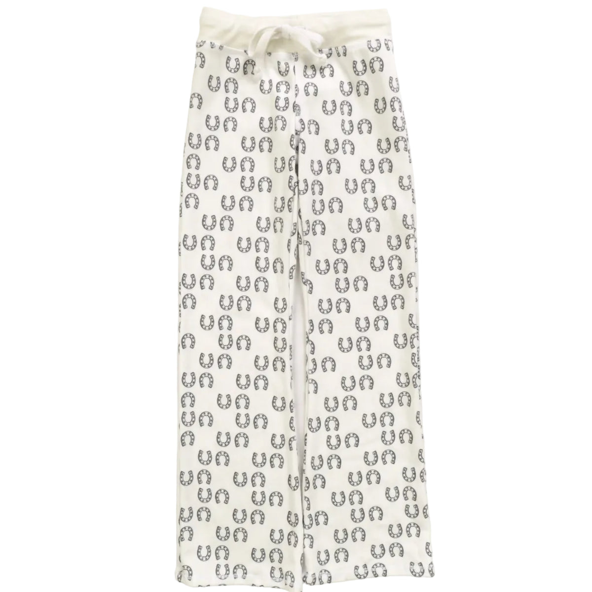 Relaxed Bootcut Pants (Horseshoe Pattern)