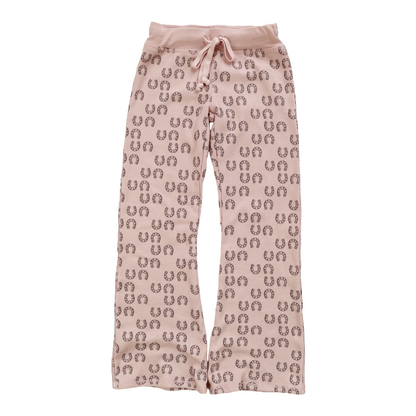 Relaxed Bootcut Pants (Horseshoe Pattern)