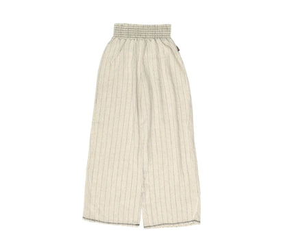 Easy Wide Smocked-Top Pants