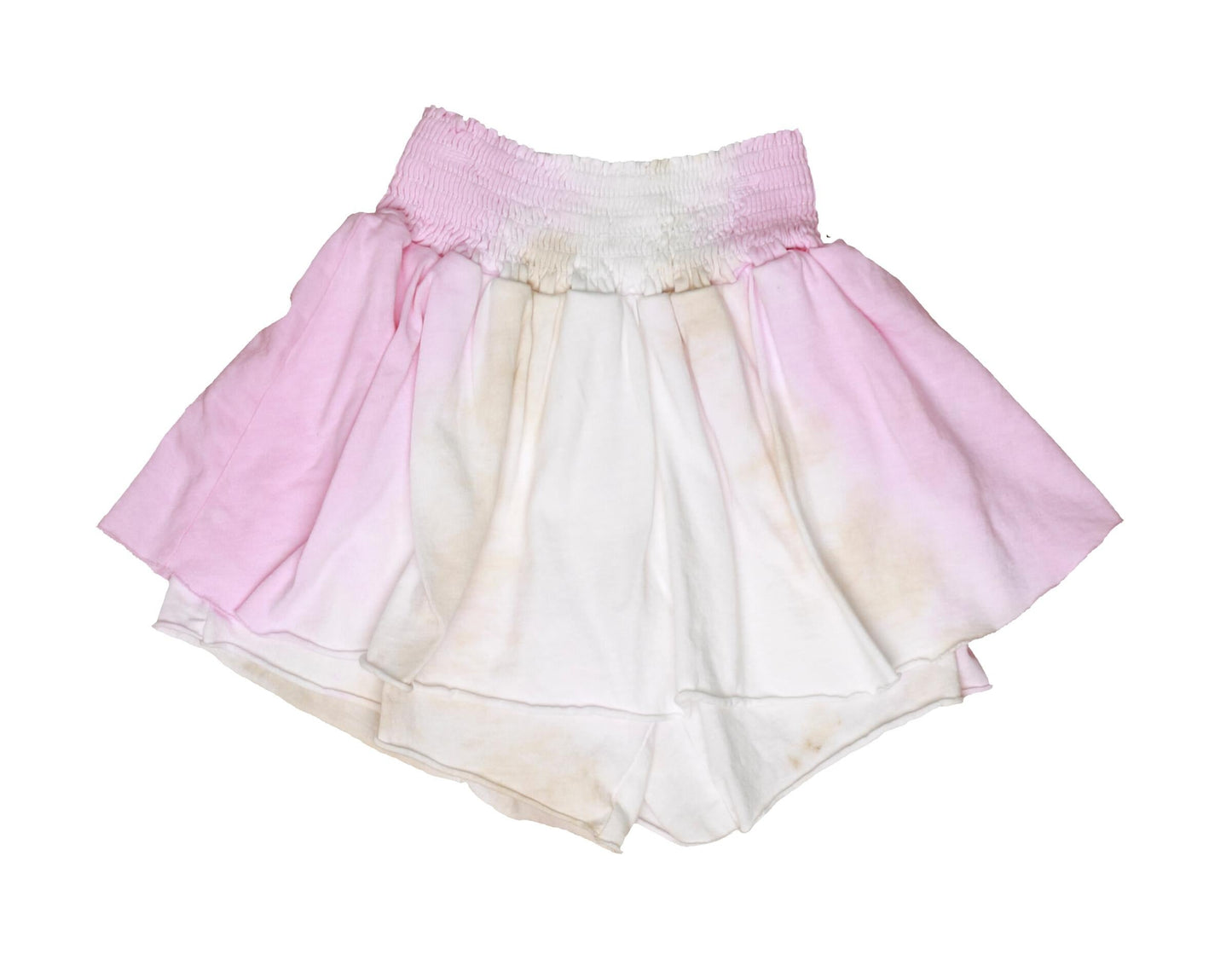 Smocked Skort (Pink Hazel Tie-Dye)