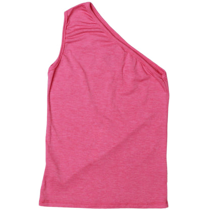 Heather One-Shoulder Top