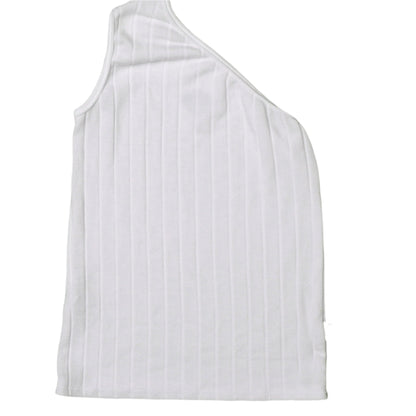 Ribbed One-Shoulder Top