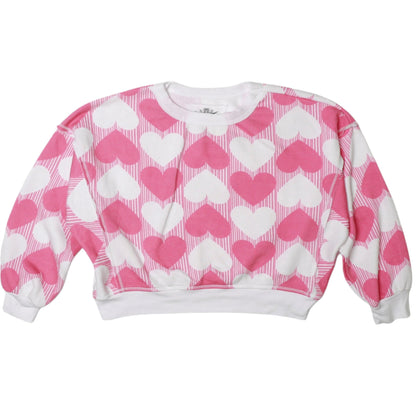 Dolman Sweater Top (Hearts Pattern)