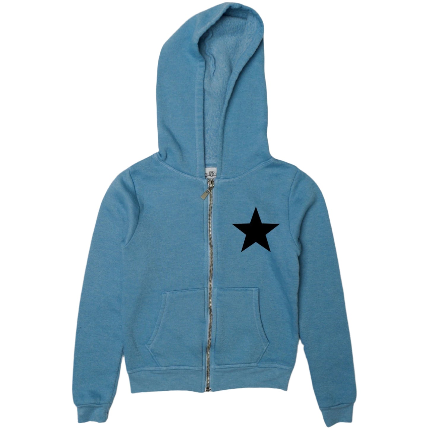 Hooded Jacket (Mini Black Star Print)