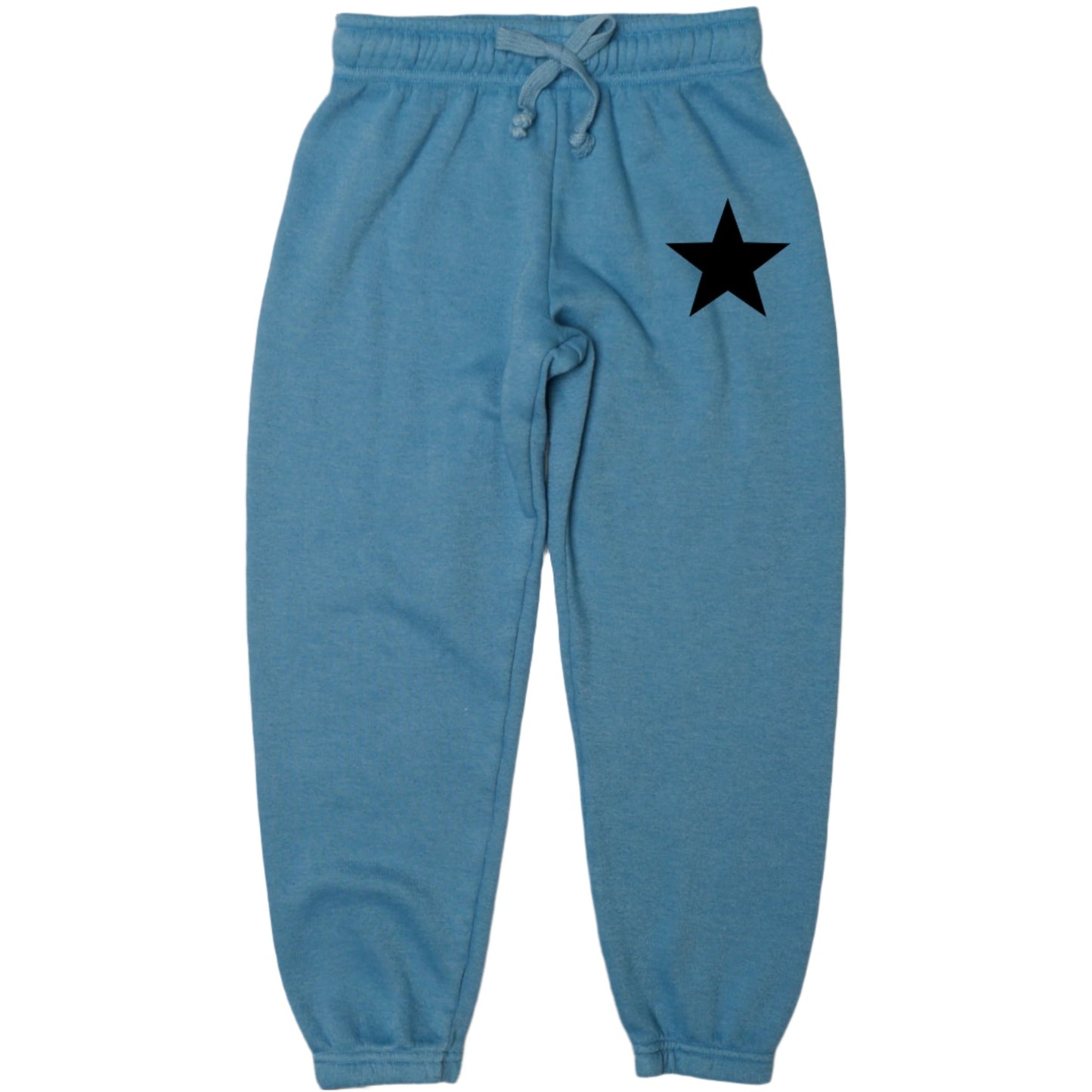 Heather Athletic Pants (Mini Black Star Print)