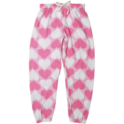 Heather Athletic Pants (Hearts Pattern)