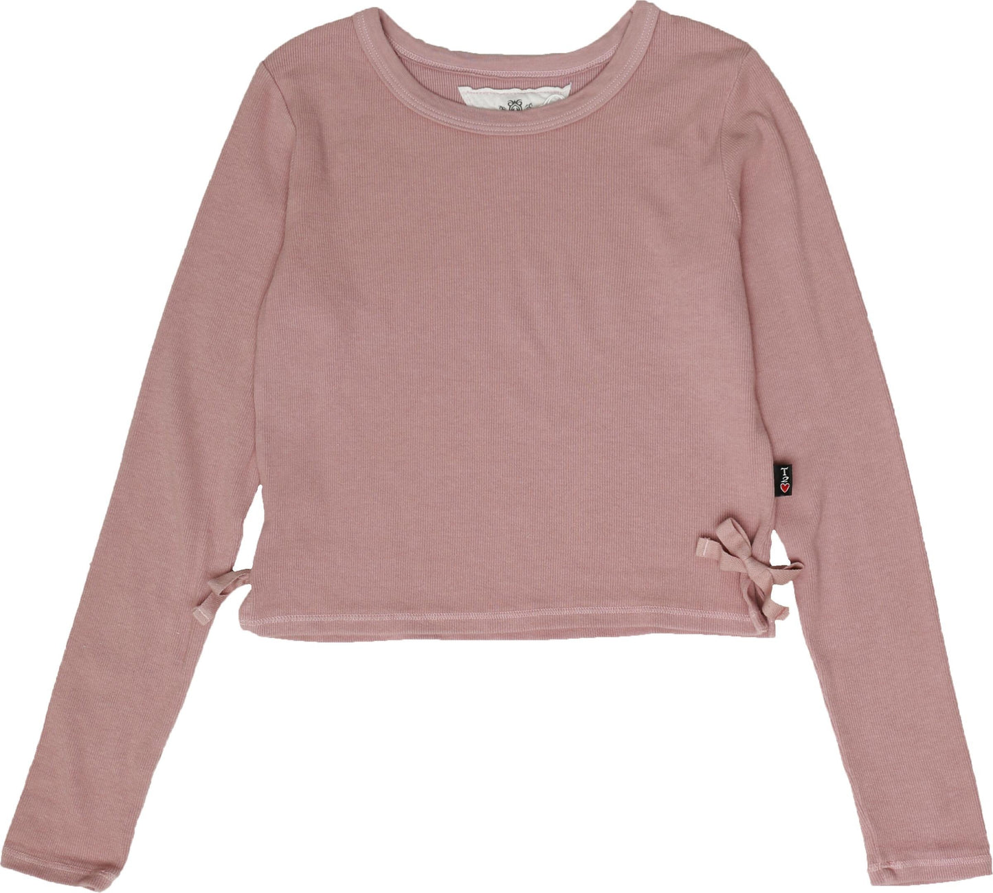 Crew-Neck Long-Sleeve with Side-Bows