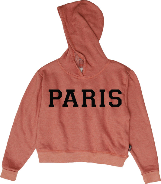 Boxy Top Hoodie ("PARIS")