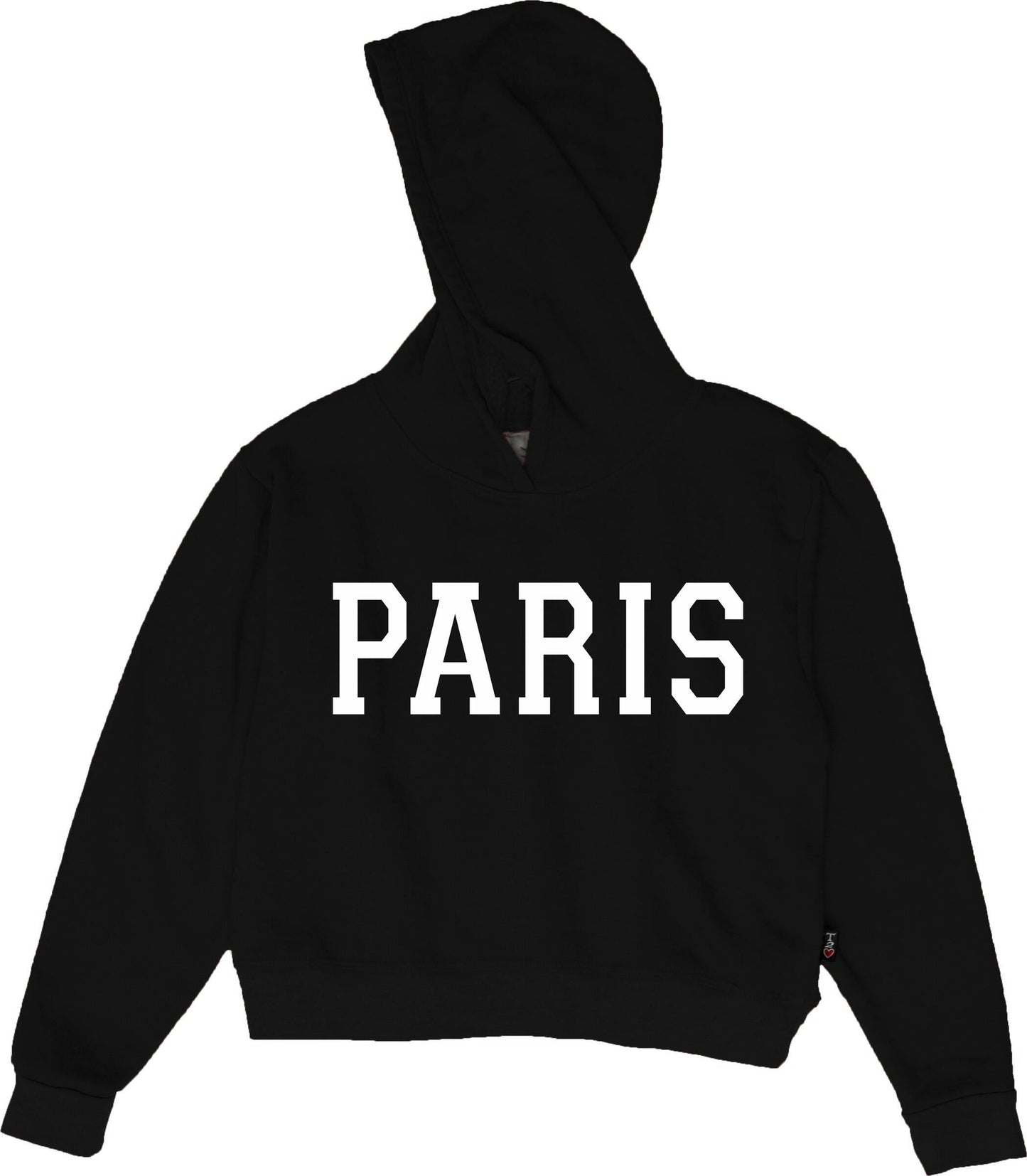 Boxy Top Hoodie ("PARIS")