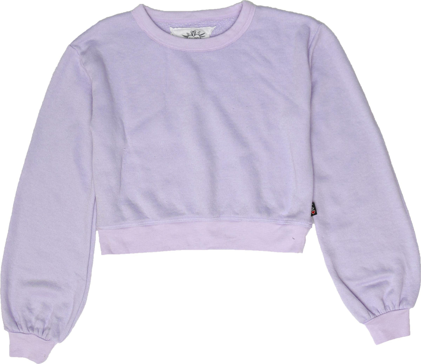 Puffed Long-Sleeved Crew Top