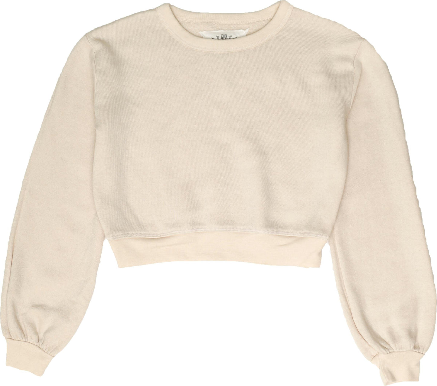 Puffed Long-Sleeved Crew Top