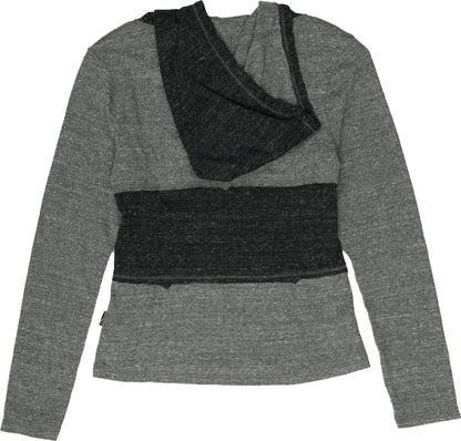 Hooded Jacket (Charcoal Colorblock)