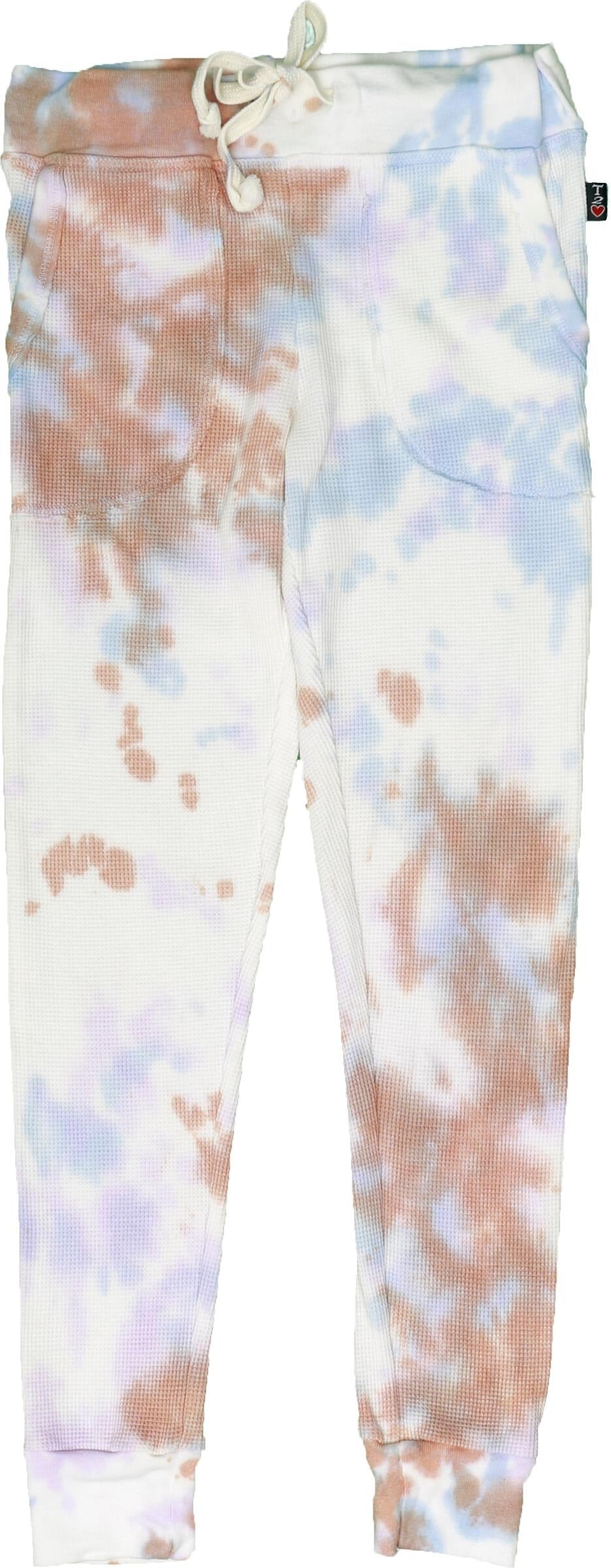 Fitted Thermal Pants (Tri-Color Tie-Dye)