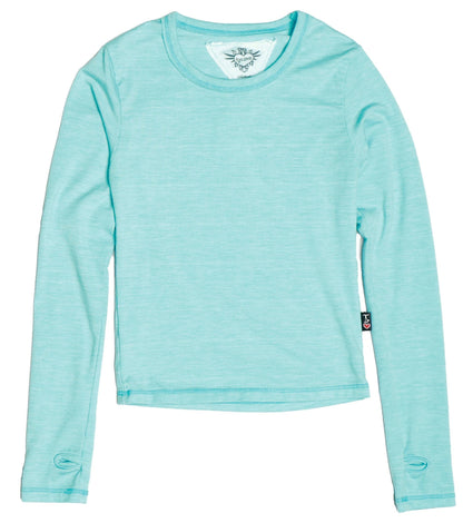 Heather Signature Long-Sleeved Shirt with Thumbholes