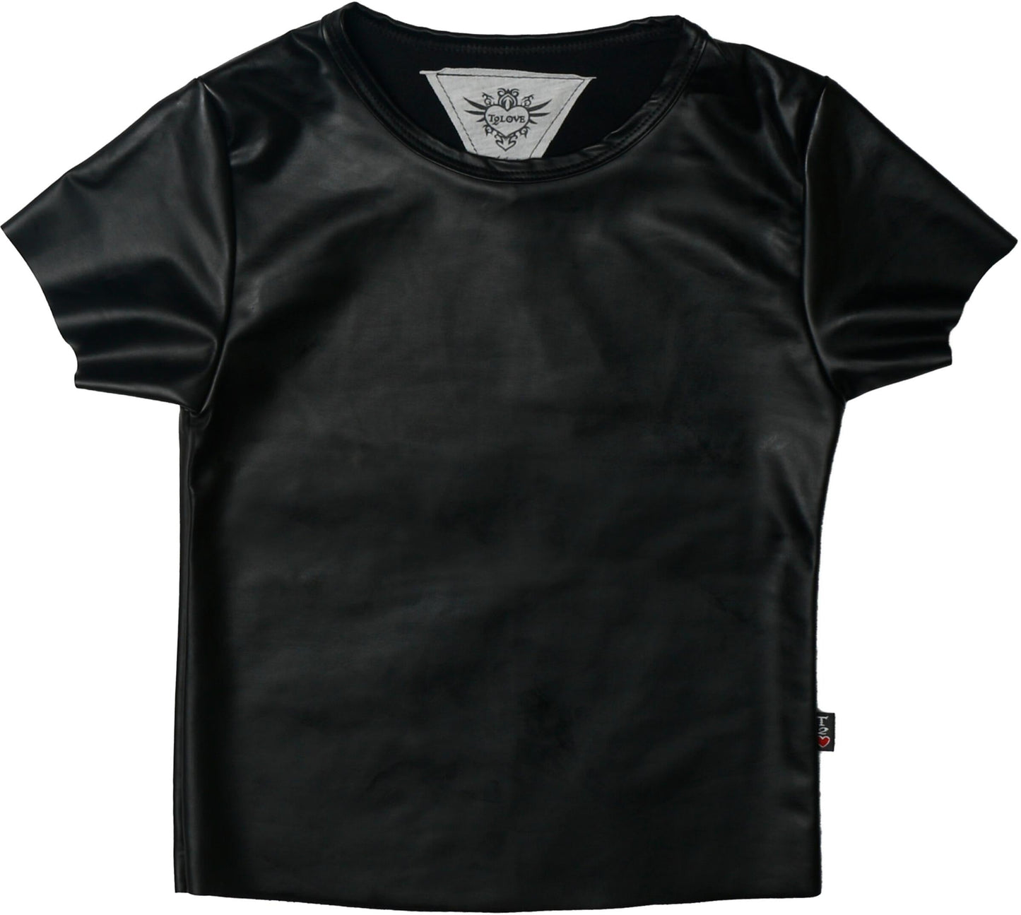 Short-Sleeve Tee (Pleather)