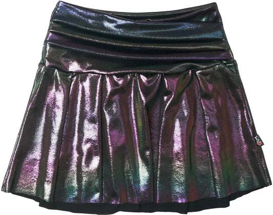 Rainbow Ombre Layered-Waist Skirt
